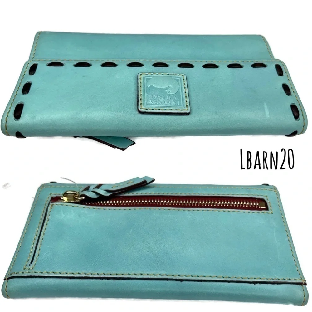 Dooney and Bourke DB AQUA Florentine Wallet